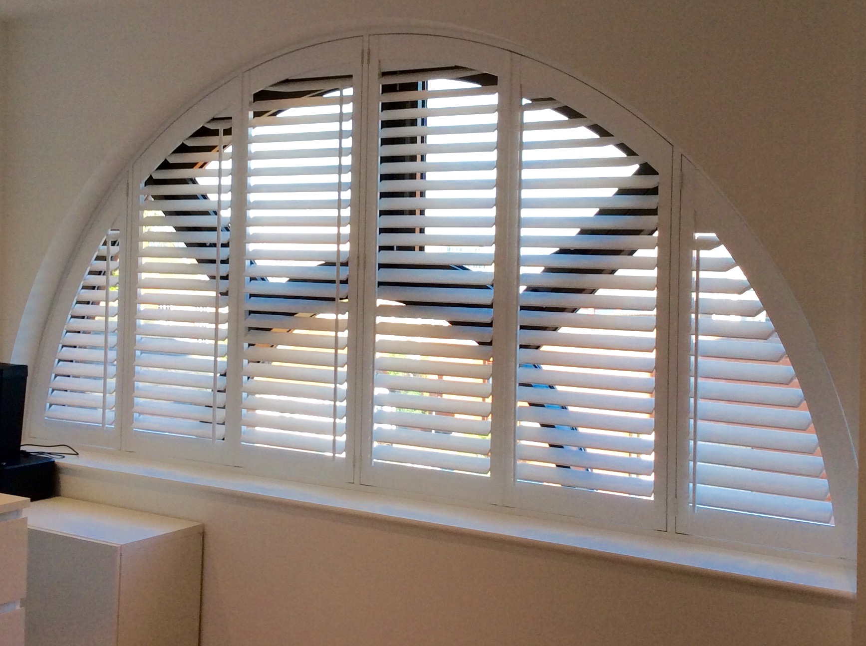 Shaped shutters